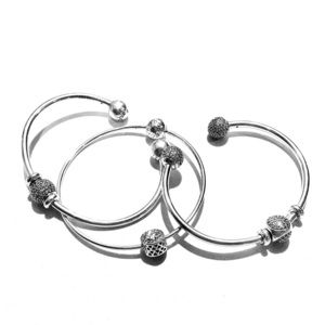 Authentic PANDORA Bangles- lot of 3!!